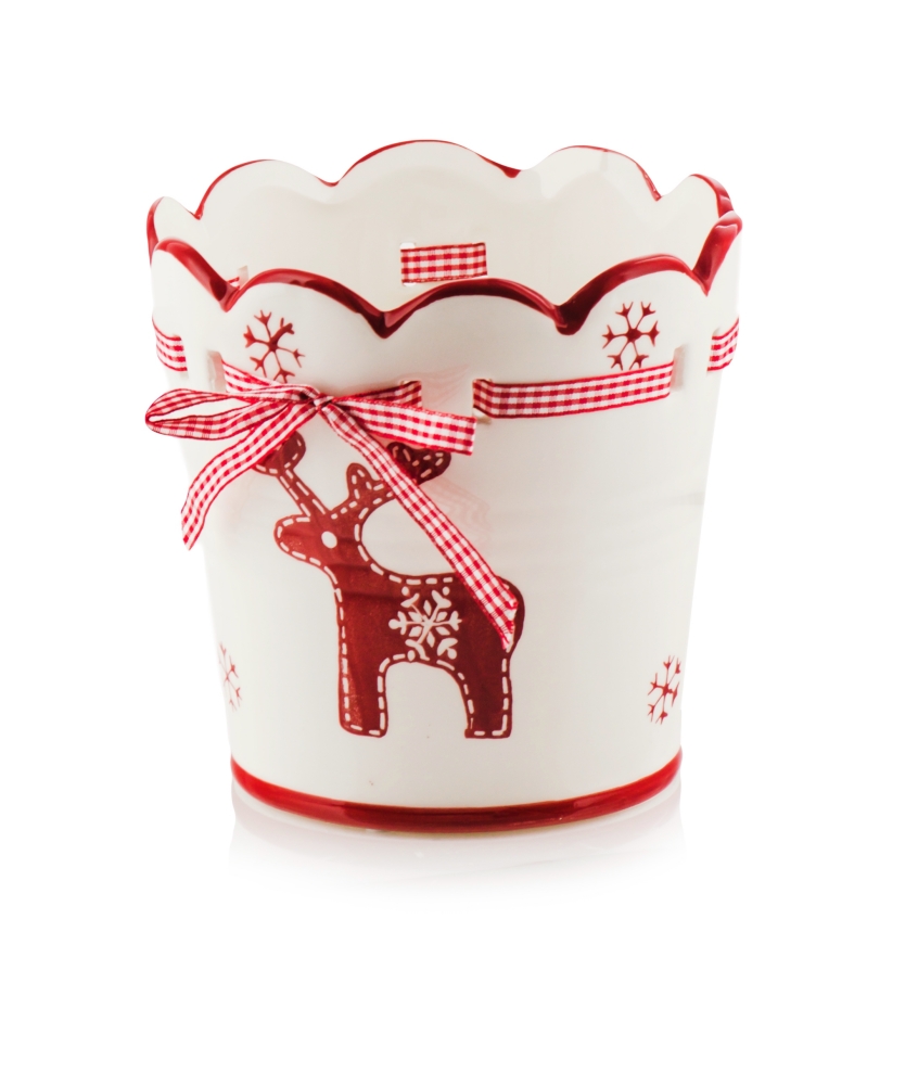 39.030.13 | (3) donica - reniferek  Cera...